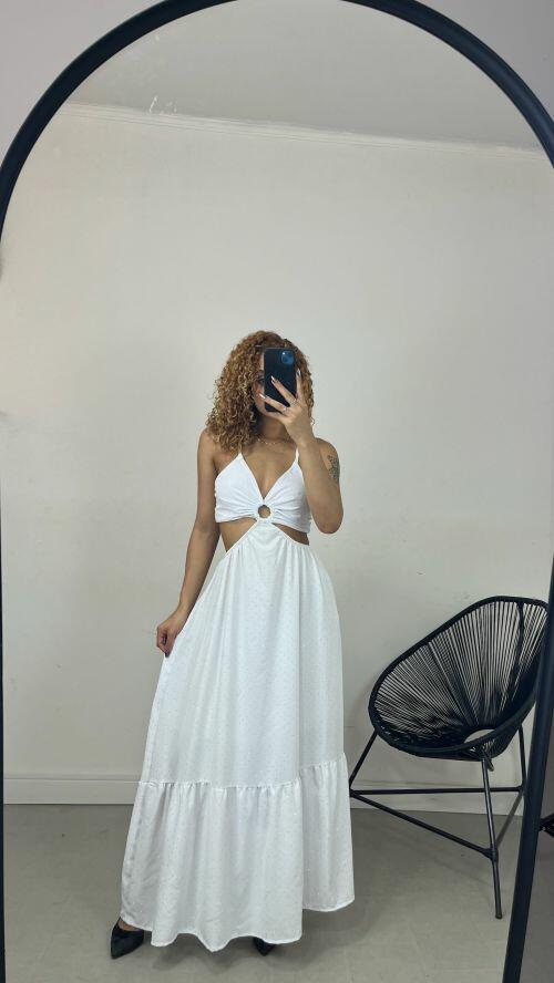 VESTIDO LONGO STRASS ARGOLA