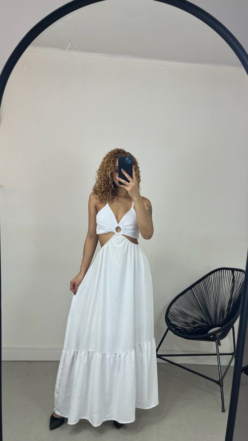 VESTIDO LONGO STRASS ARGOLA