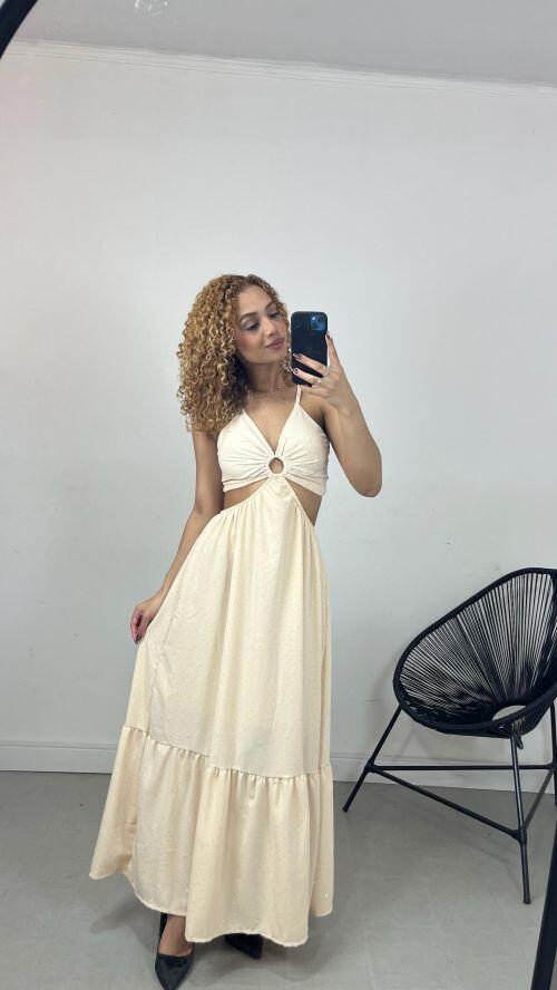 VESTIDO LONGO STRASS ARGOLA