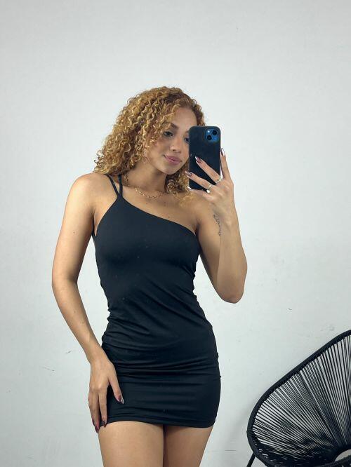 VESTIDO NAY NULA MANGA DUAS ALÇAS