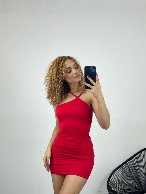 VESTIDO NAY NULA MANGA DUAS ALÇAS
