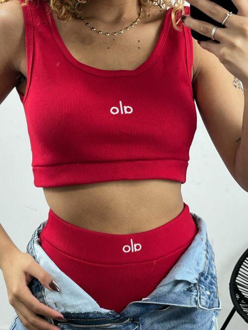 CONJUNTO TOP E HOTPANT CANELADO ALO