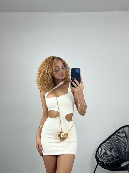 VESTIDO CURTO RECORTES MARTINA