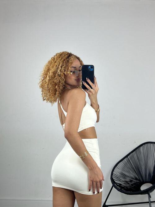 VESTIDO CURTO RECORTES MARTINA