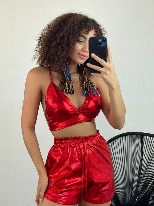 TOP TRIANGULO METALIZADO
