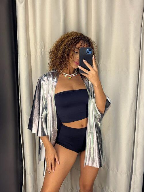 KIMONO METALIZADO