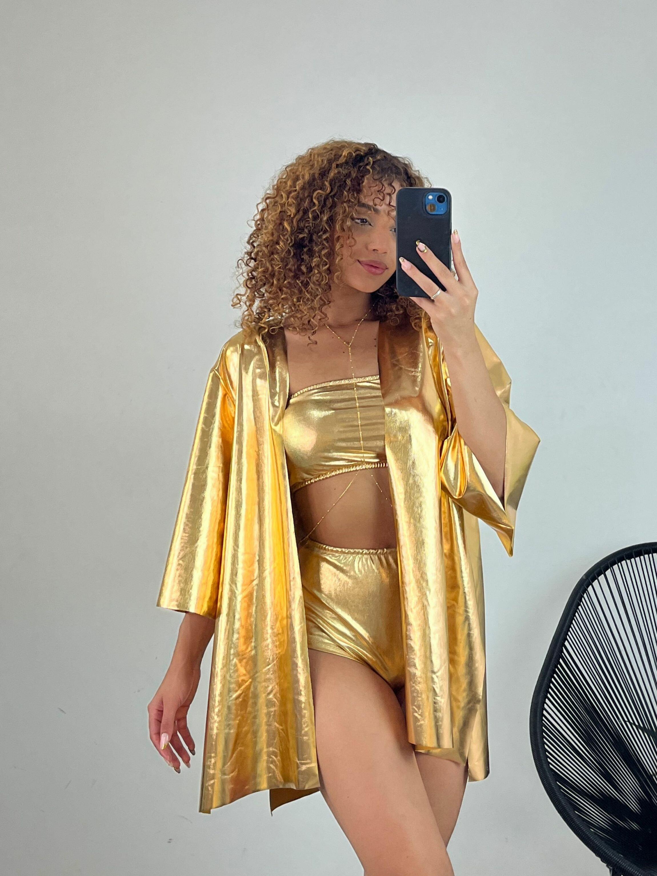 KIMONO METALIZADO