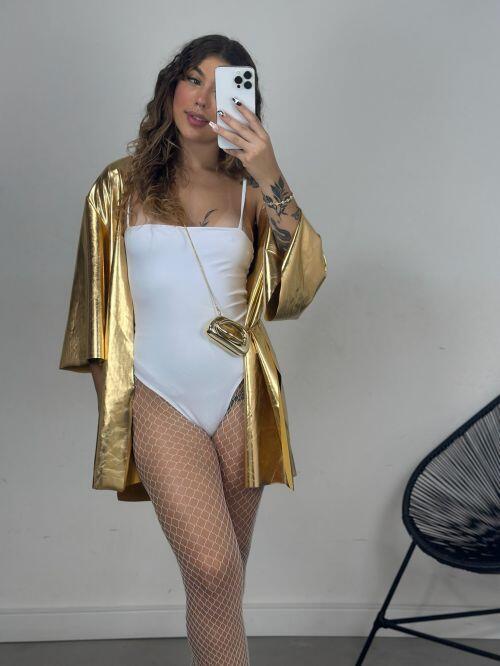 KIMONO METALIZADO