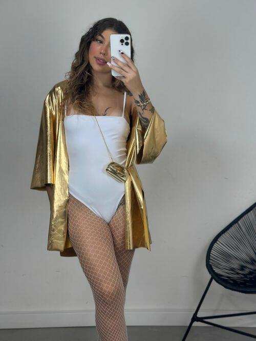 KIMONO METALIZADO