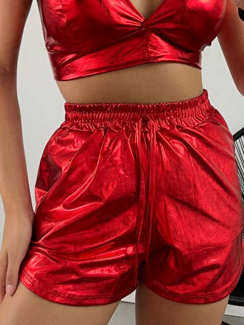 SHORT METALIZADO