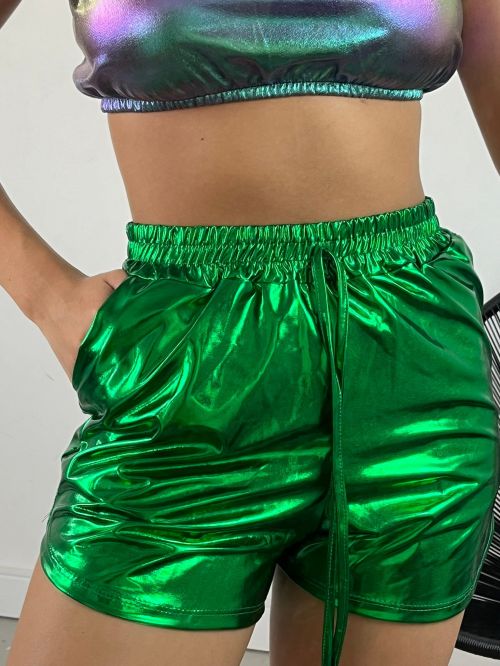 SHORT METALIZADO