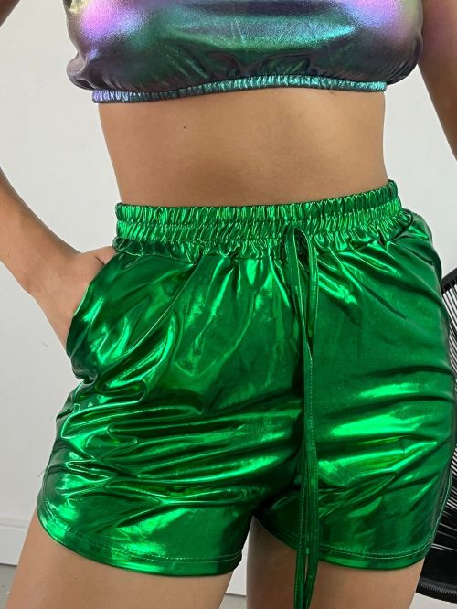 SHORT METALIZADO