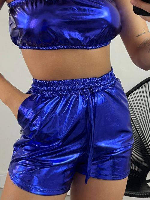 SHORT METALIZADO