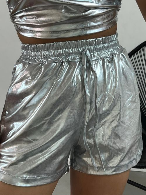 SHORT METALIZADO
