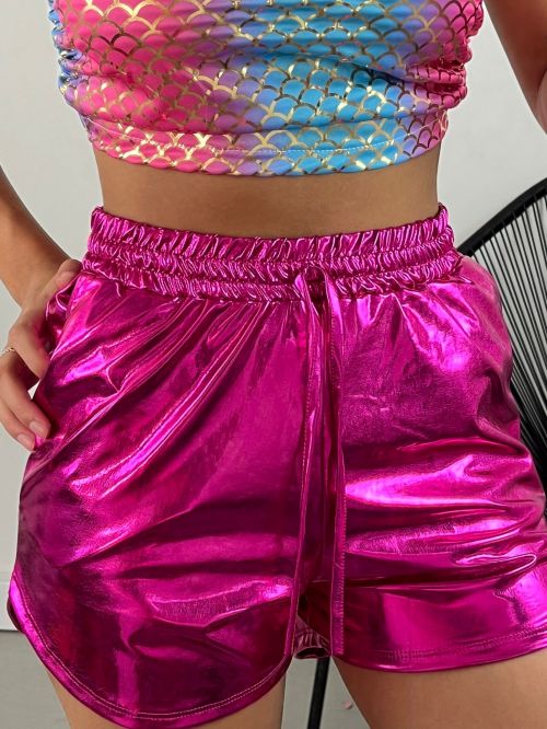 SHORT METALIZADO