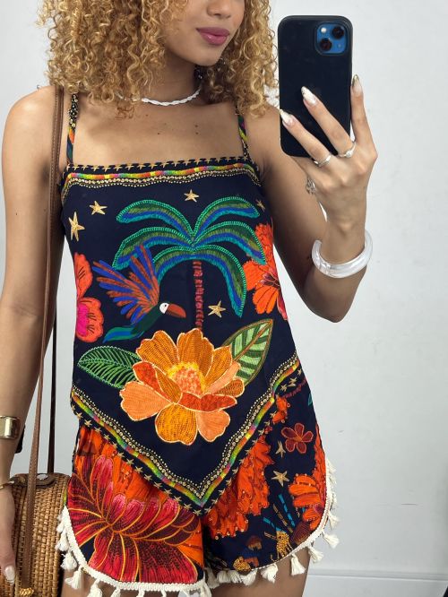 CROPPED LENÇO BICO