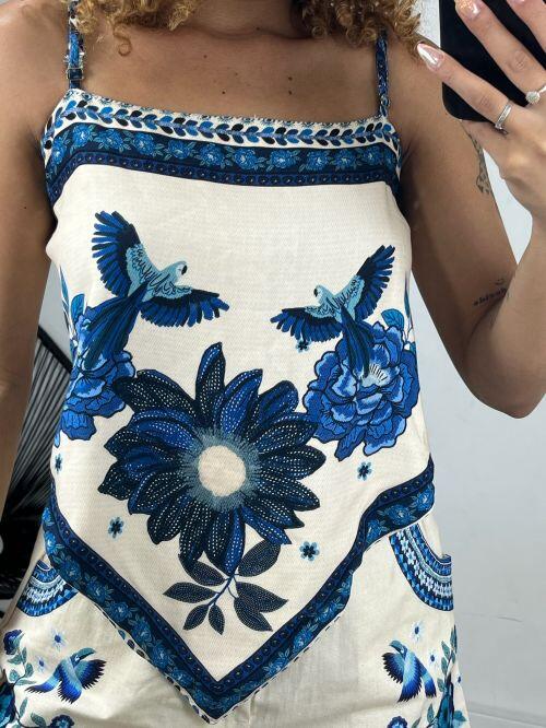 CROPPED LENÇO BICO
