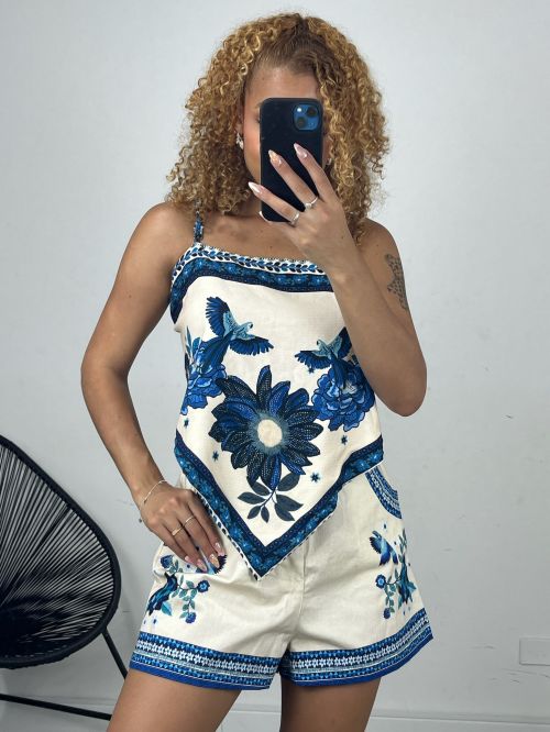 CROPPED LENÇO BICO