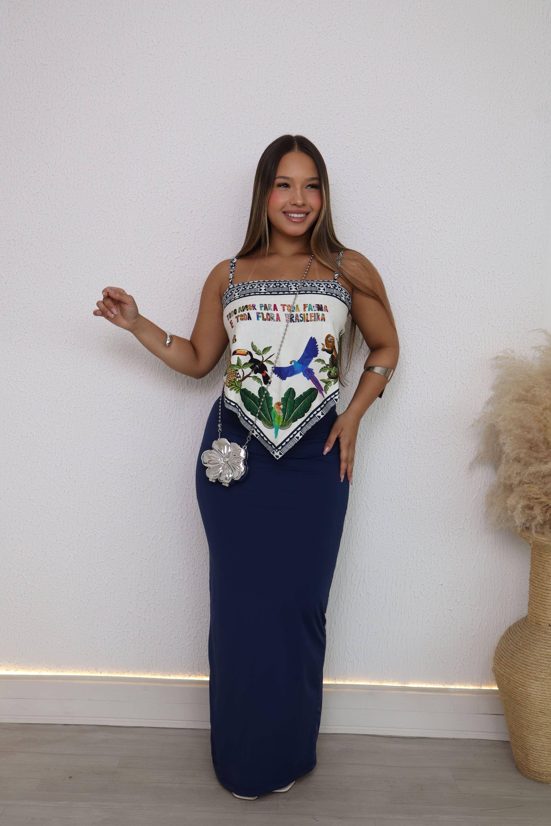 CROPPED LENÇO BICO