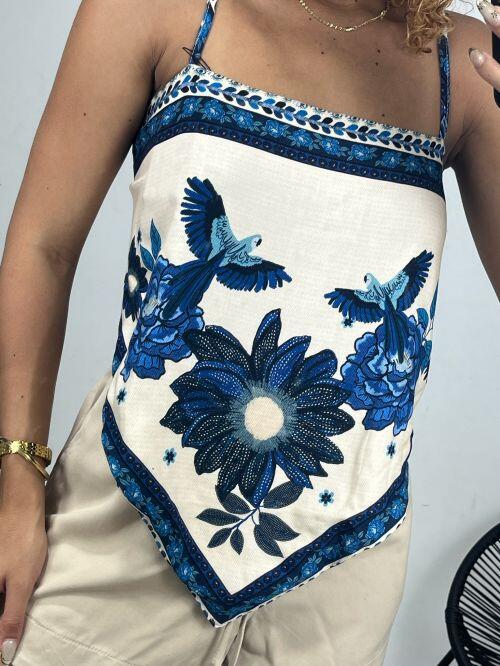 CROPPED LENÇO BICO