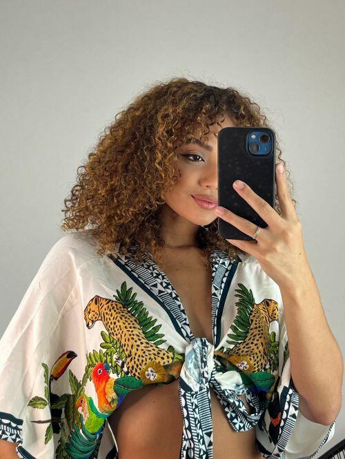 CROPPED MORCEGO ESTAMPADO