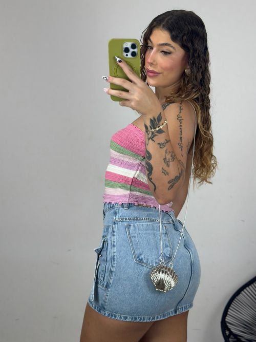 SAIA JEANS CARGO TIRAS