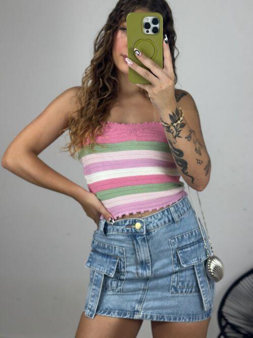 SAIA JEANS CARGO TIRAS