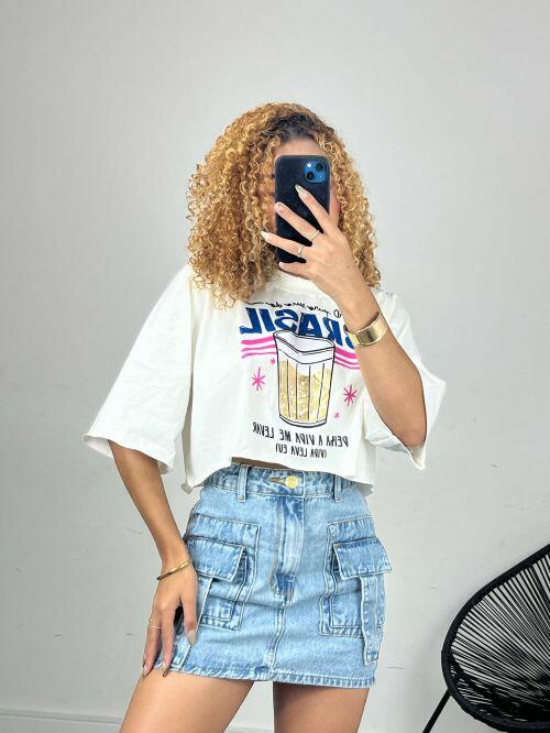 SAIA JEANS CARGO TIRAS