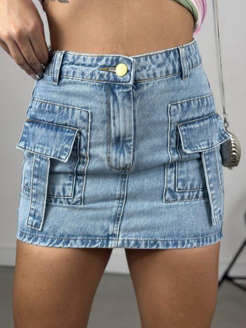 SAIA JEANS CARGO TIRAS