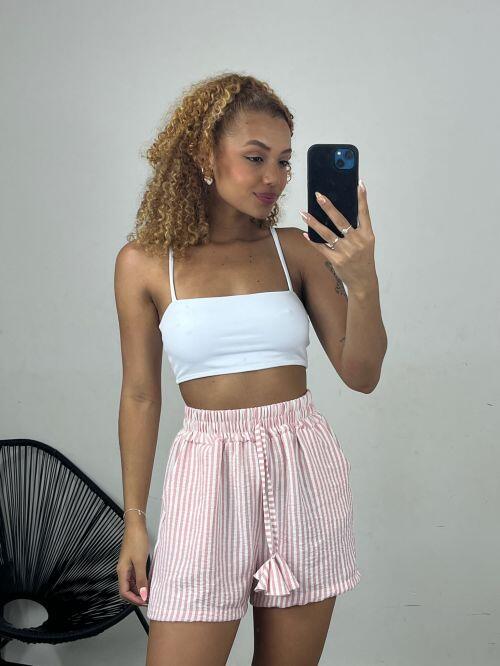 SHORT LISTRADO