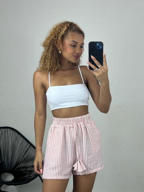 SHORT LISTRADO