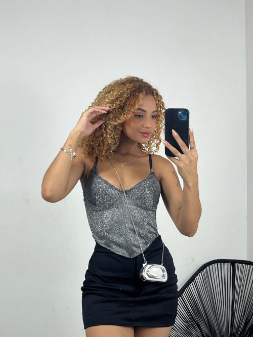 CORSET LUREX ALÇA