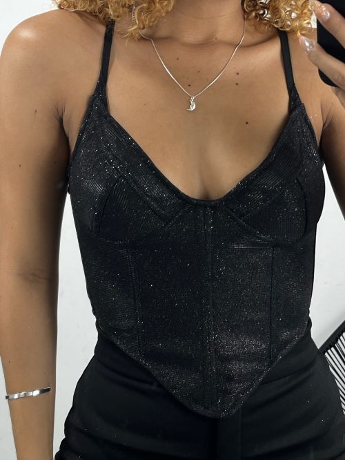 CORSET LUREX ALÇA