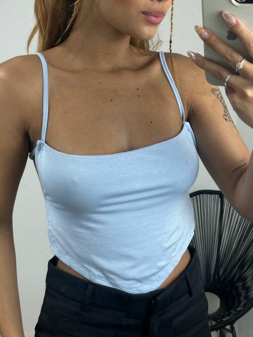 CROPPED LENÇO AMARRAÇÃO
