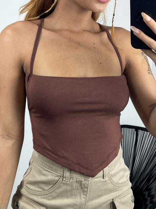 CROPPED LENÇO AMARRAÇÃO