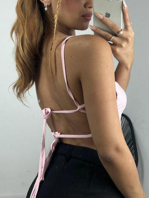 CROPPED LENÇO AMARRAÇÃO