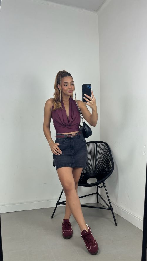 CROPPED SCARLAT COSTAS NUA