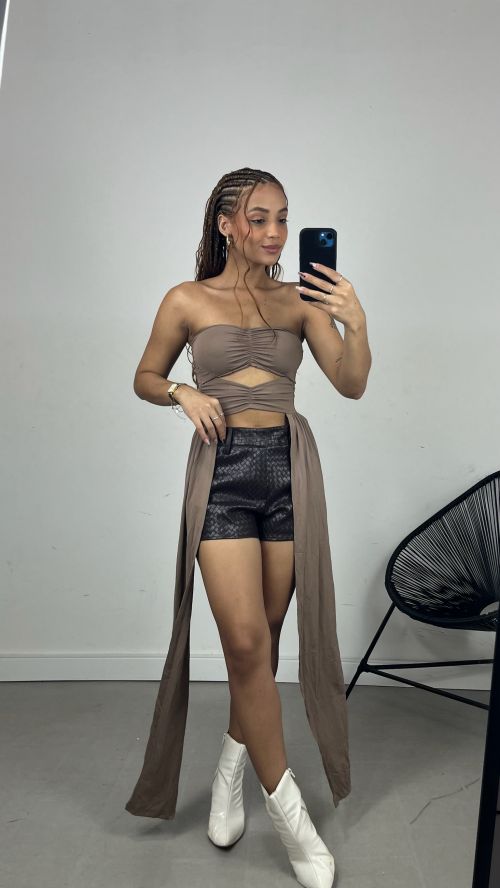 CROPPED LOLITA POLIAMIDA