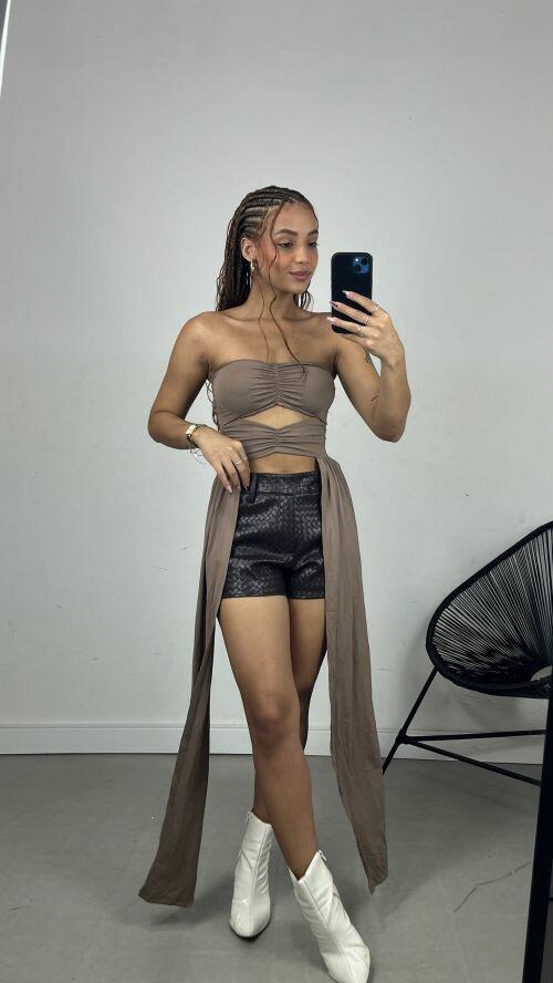 CROPPED LOLITA POLIAMIDA
