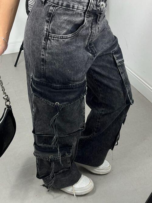 WIDELEG CARGO JEANS TIRAS DETROIT