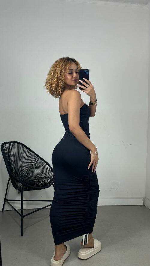 VESTIDO FIVELA POLIAMIDA