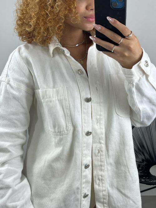BLUSÃO BOLSO JEANS