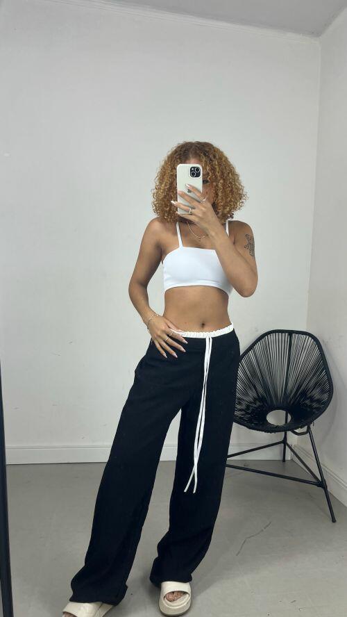 CALÇA VIRGINIA CÓS DUPLO