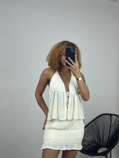 CONJUNTO CURTO TRICOT MODAL