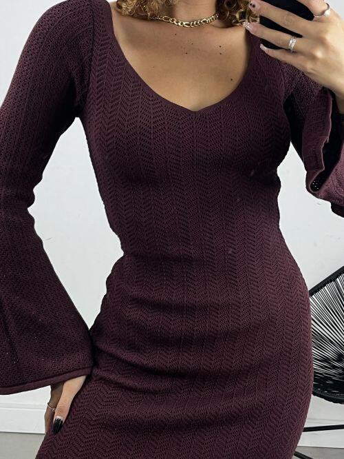 VESTIDO CURTO TRICOT MODAL