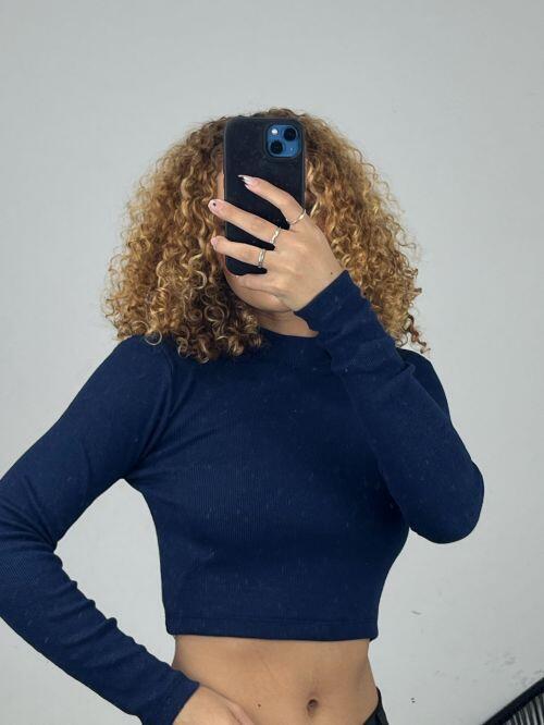 CROPPED CACHARREL CANELADO