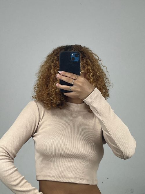 CROPPED CACHARREL CANELADO