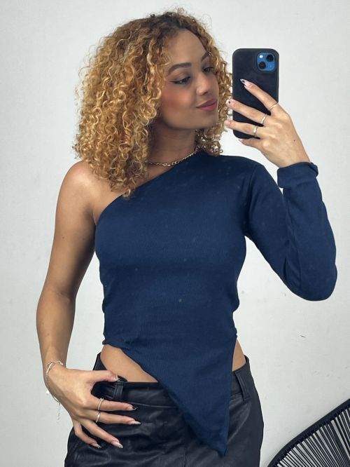 BLUSA ASSIMETRICA NULA MANGA