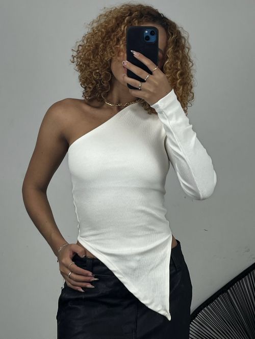 BLUSA ASSIMETRICA NULA MANGA