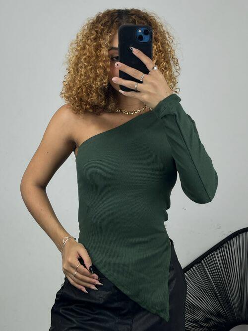 BLUSA ASSIMETRICA NULA MANGA